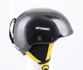 skihelm/snowboardhelm ATOMIC SAVOR LF live fit, BLACK/yellow, verstelbaar